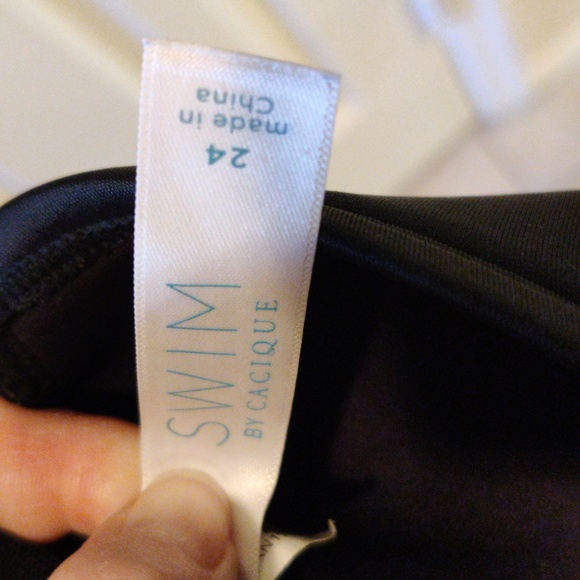 Lane Bryant Cacique two piece bathing suit in size 24 - Picture 10 of 11